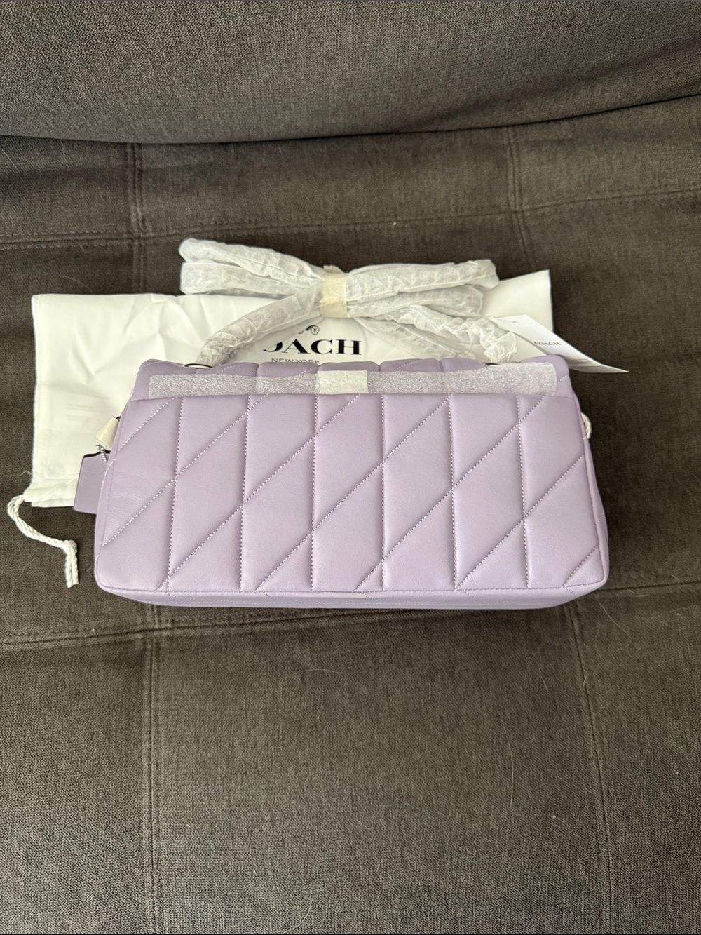 Coach Lavender Quilted Tabby 26 Shoulder Bag - Picture 4 of 11